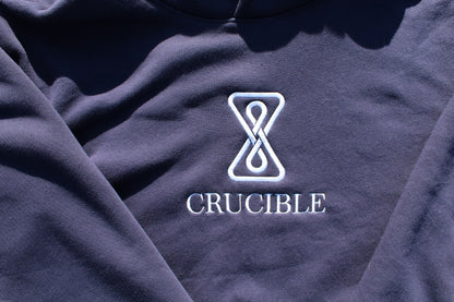 Classic Logo Hoodie - Navy/Cyan Blue